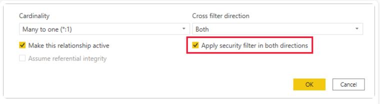 how to define security roles in Power BI