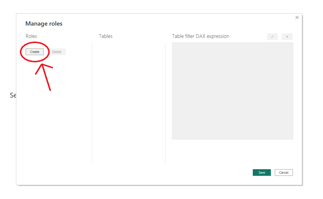 how to define security roles in Power BI