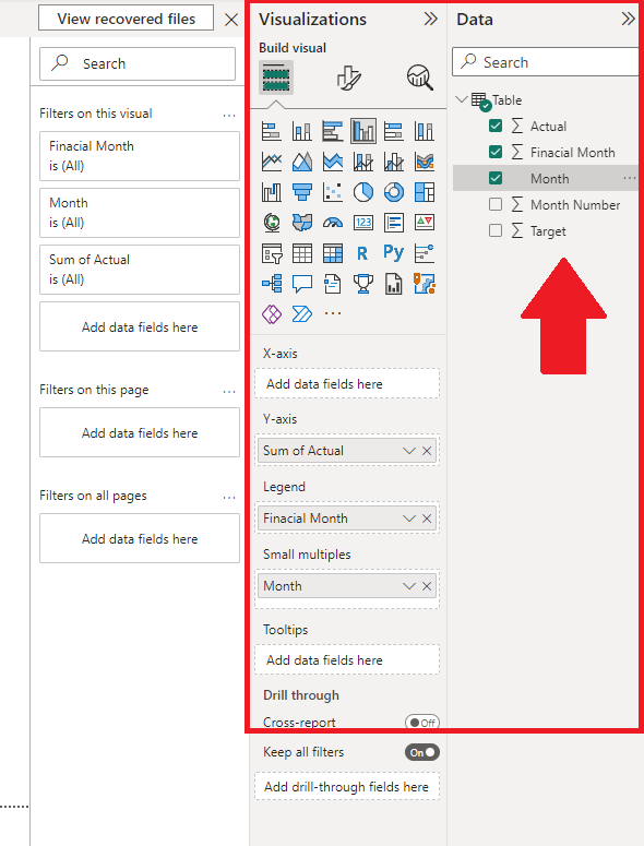 steps to create a KPI in Power BI