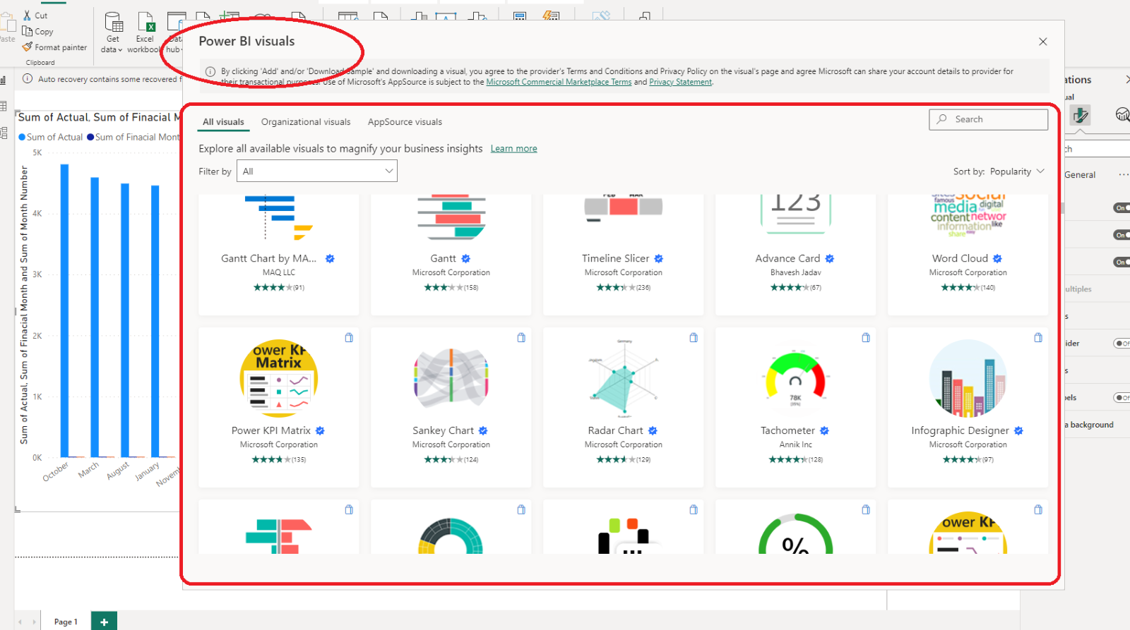 steps to create a KPI in Power BI